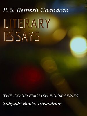 cover image of Literary Essays